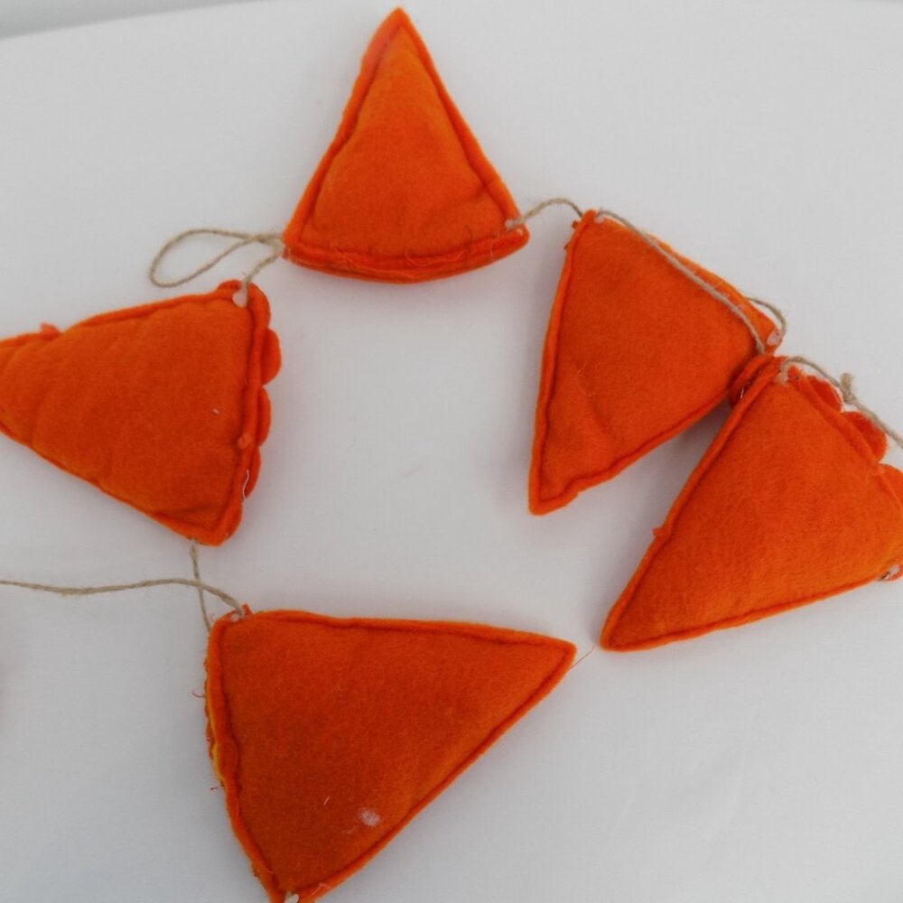 Pie Garland Dessert Slice Ashland Fall Holiday Decor Thanksgiving Pumpkin New - Picture 5 of 6